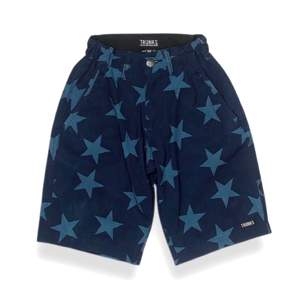 TRUNKS Surf & Swim Co. | Navy Blue Multifunctional Star Print Hybrid Shorts